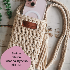 Wzór szydełkowy - torebka, etui na telefon