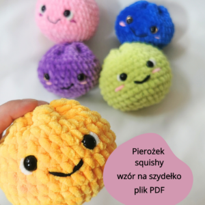Pierożek squishy i pudełeczko - wzór szydełkowy